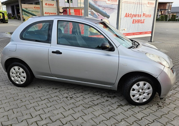 Nissan Micra cena 5200 przebieg: 263609, rok produkcji 2004 z Łaszczów małe 16